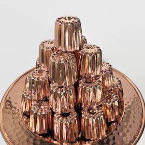 30 Moldes para tarta Caneles - Molde Caneles Ed. (50 x 55 mm)