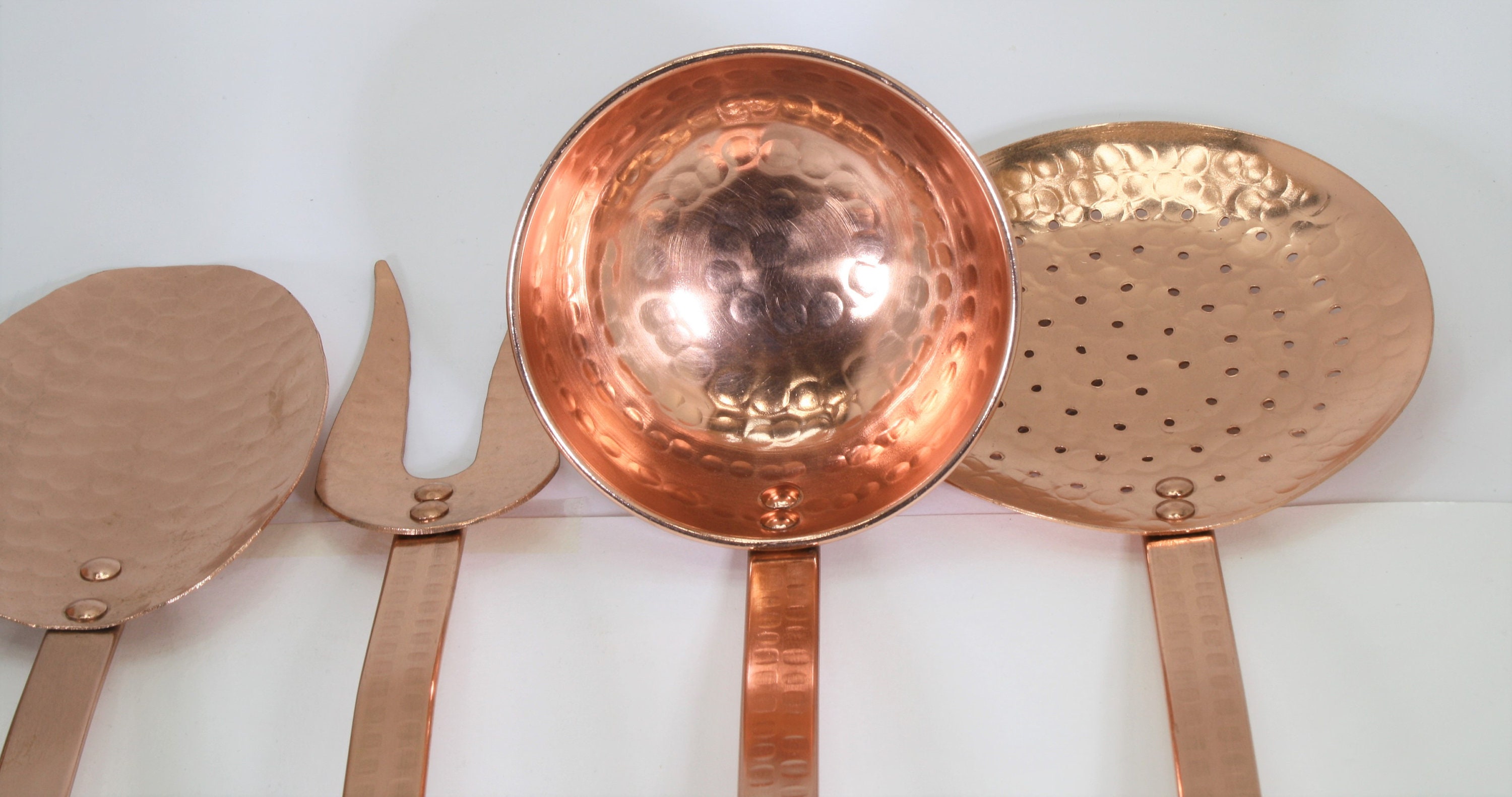 Copper Kitchen Utensils/copper Kitchen Tools SOLID DELUXE Etsy