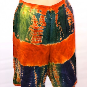 Vintage Hippy Tie Dye Short Culottes