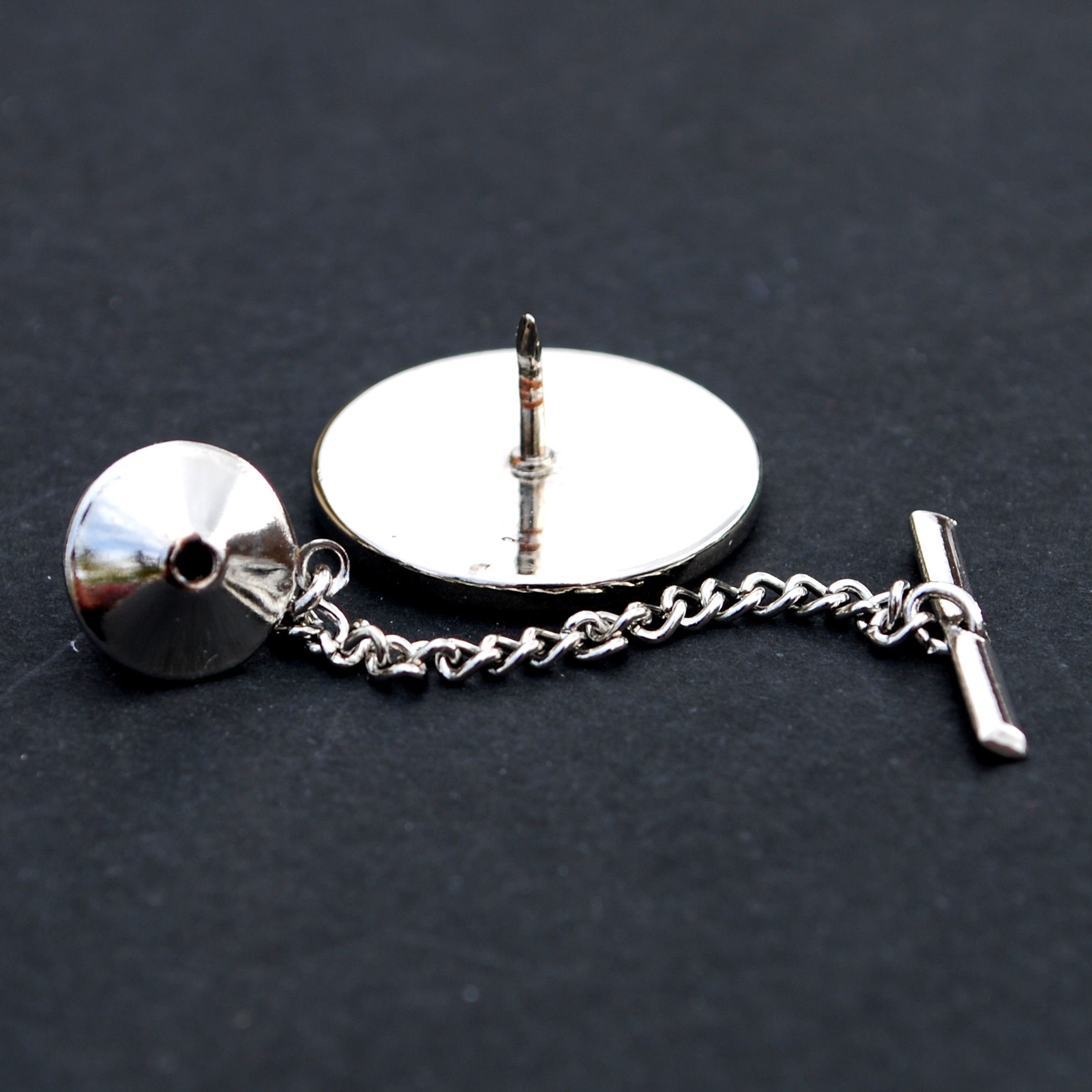 ゴージャスなローズクォーツ 18 mm ラウンドカボション シルバーメッキ