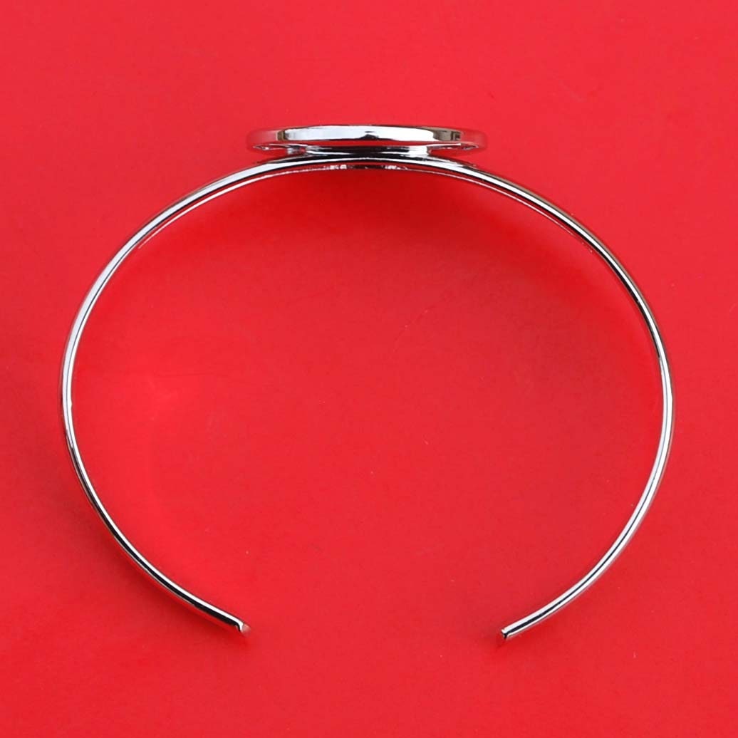 ボリビア 1942年 50センタボ硬貨 銀メッキ カフブレスレット - 翼を