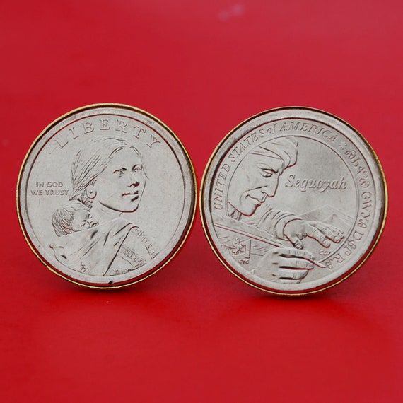 US 2004 Texas State Quarters Bu Unc Coins Cufflinks NEW