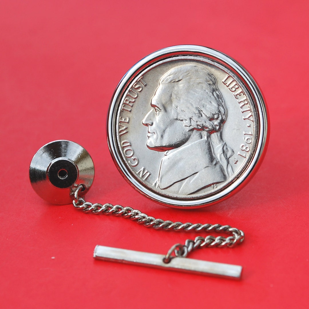 US 1939 2016 Jefferson Nickel 5 Cent BU Uncirculated Coin Silver Plated