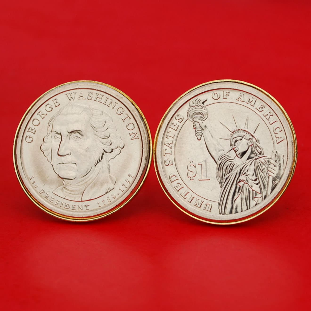 George washington dollar coin - Etsy 日本