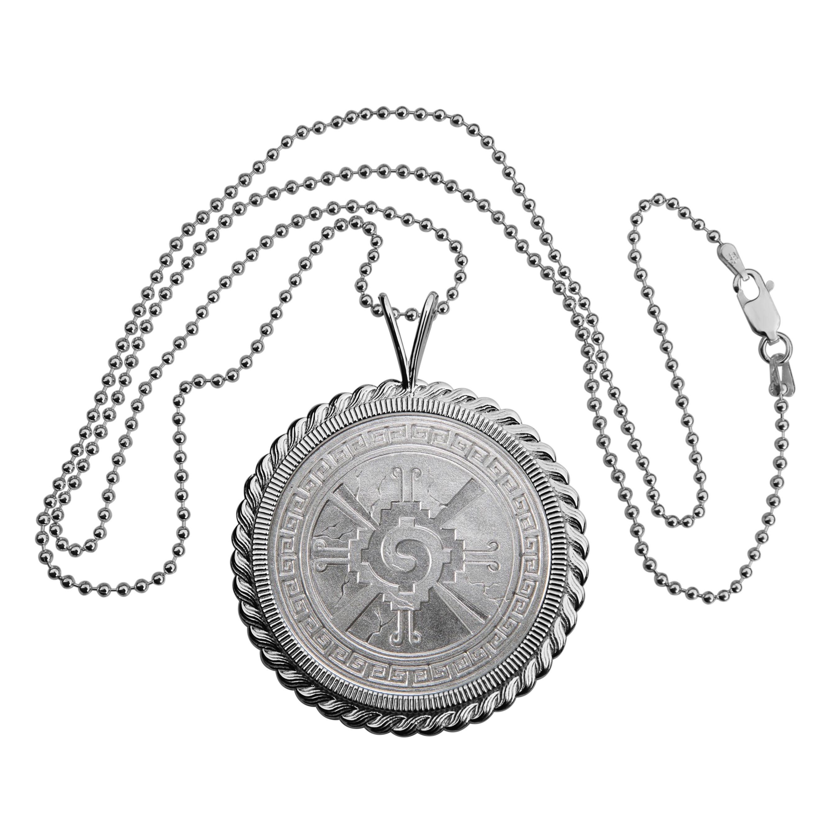 Aztec God of Duality | Ometeotl 1 Oz Silver Round BU