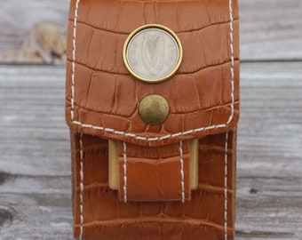 Vintage Rolfs Cigarette Holder Box Leather Case & Matching Alpco