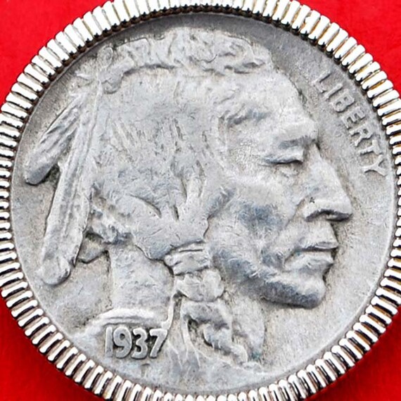 米国 1937 インディアンヘッド バッファロー ニッケル 5 セント