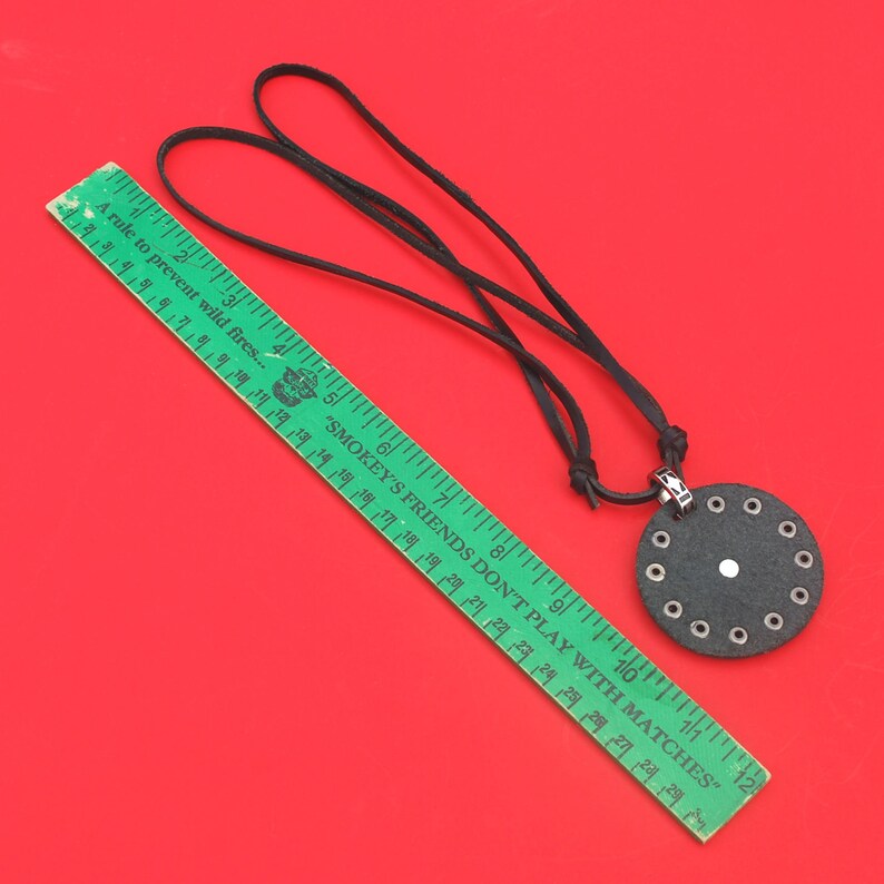 US 2003 State Quarter BU Uncirculated 25 Cent Coin Genuine Black Leather Necklace Missouri Illinois Maine Alabama Arkansas