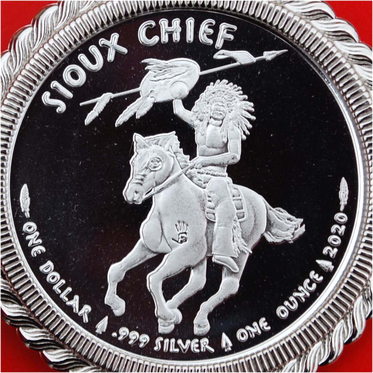 2020 Chief One Ounce .999 Fine Silver Gem BU Uncirculated Proof