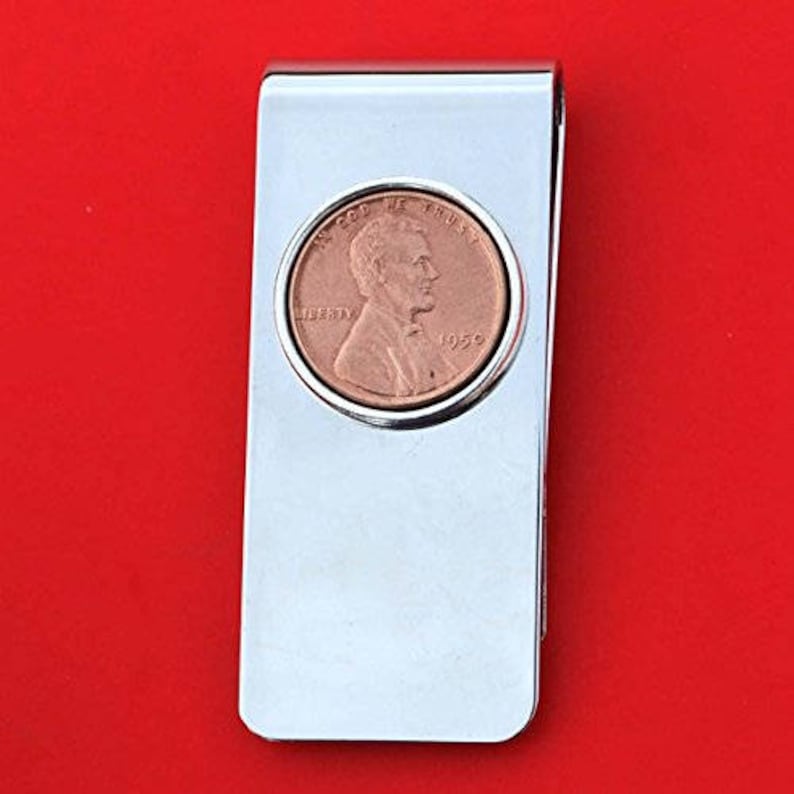 BLANK Silver Plated Solid Brass Money Clip Findings W. Coin Etsy