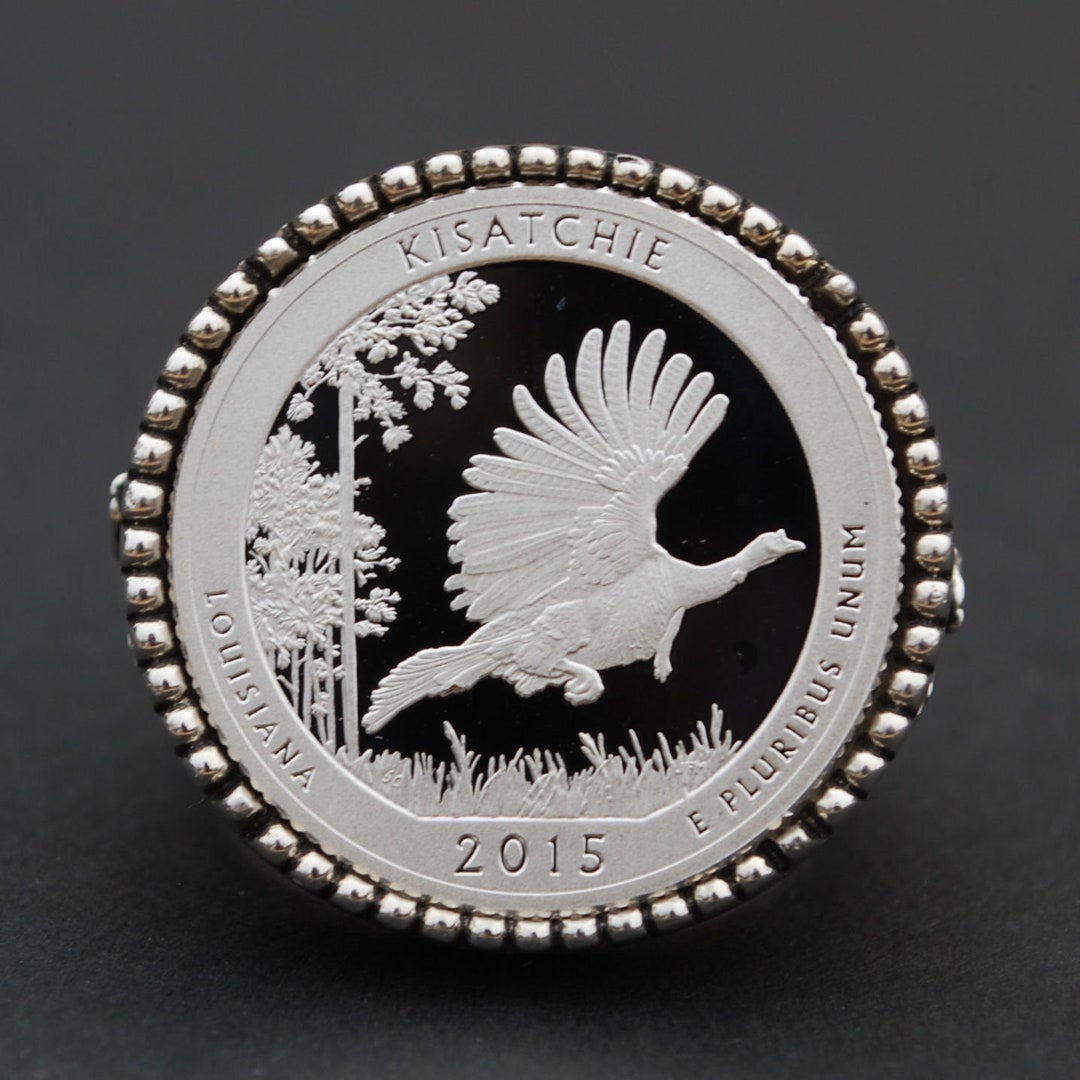 US 2015 Louisiana Kisatchie National Forest Quarter 90 Silver Proof