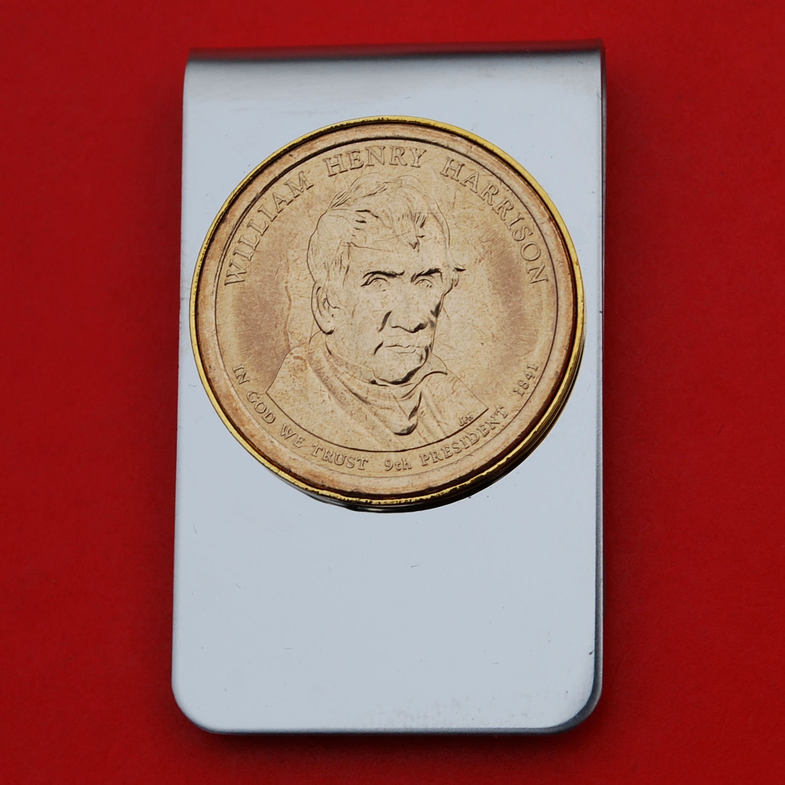 ⑨【ゴールデンダラー】新品未開封 第九代ウィリアム•ヘンリー•ハリソン大統領 2009 D - William Henry Harrison Presidential Golden Dollar