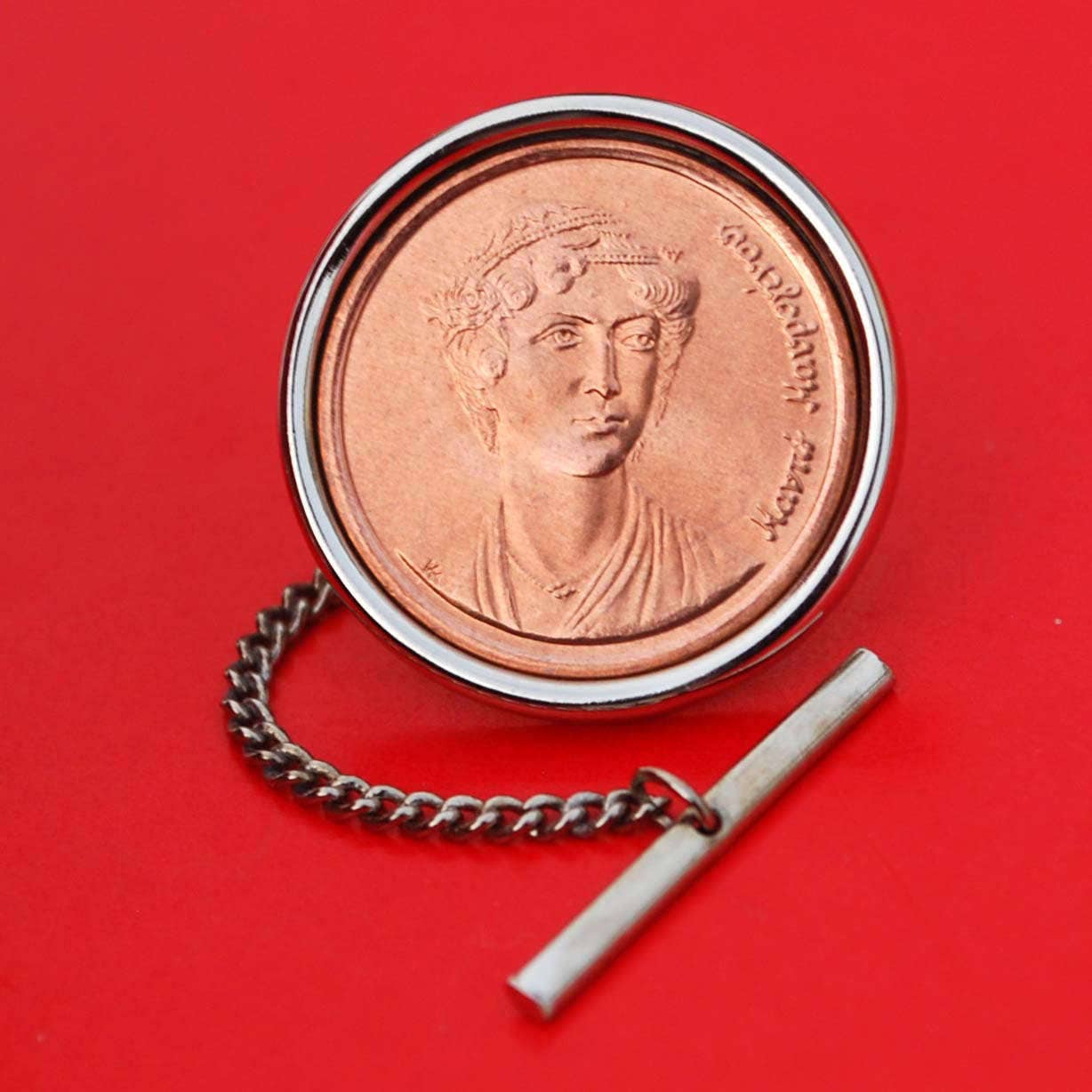 ギリシャ　ドラクマ　2235g まとめ売り 1990 ギリシャ 2 ドラクマ BU Unc コイン シルバーメッキ タイタック