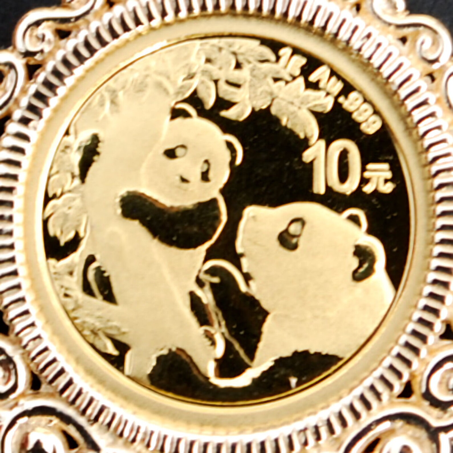 2021 Chinese 10 Yuan Panda 1 Gram .999 Fine Gold Coin | Etsy