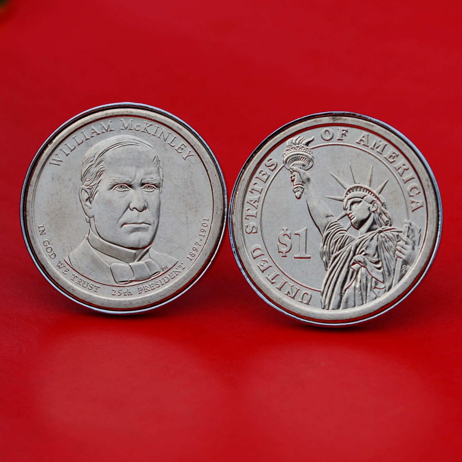 US 2013 Presidential Dollar BU Uncirculated Coin Silver Plated Etsy