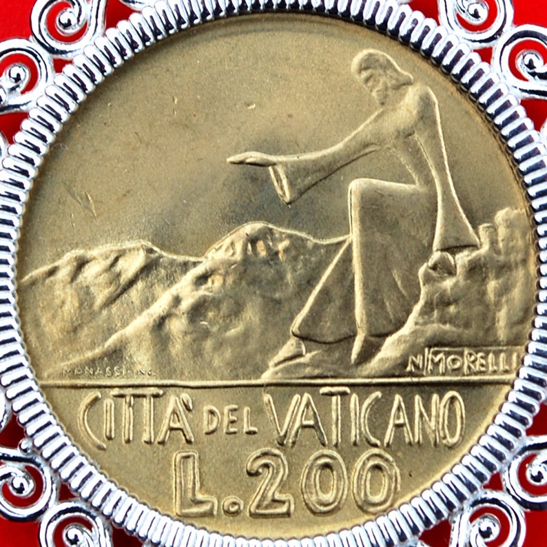 1978 Vatican 200 Lire BU Uncirculated Coin Solid Sterling - Etsy