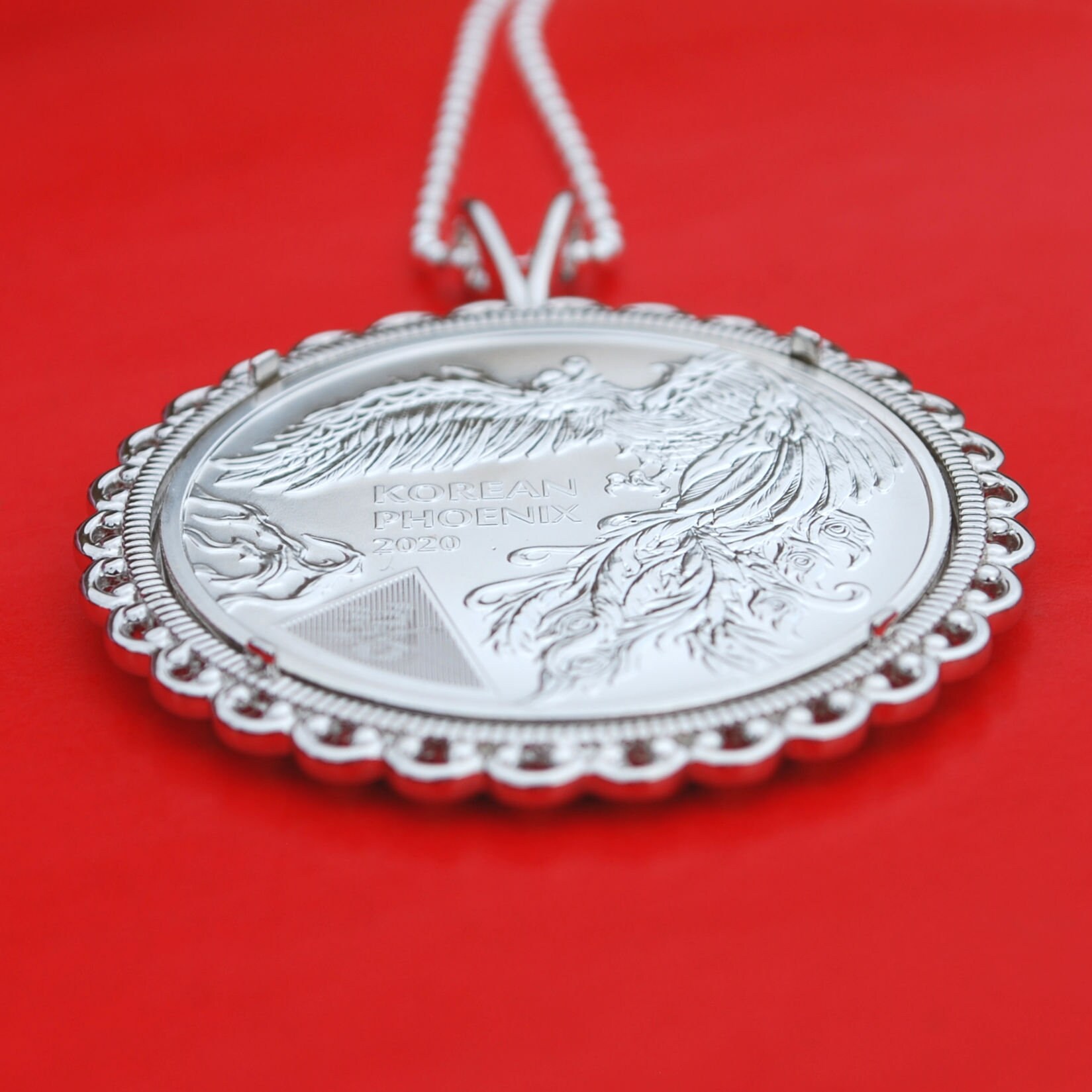2020 韓国 1 オンス .999 シルバー フェニックス ジェム BU 未流通
