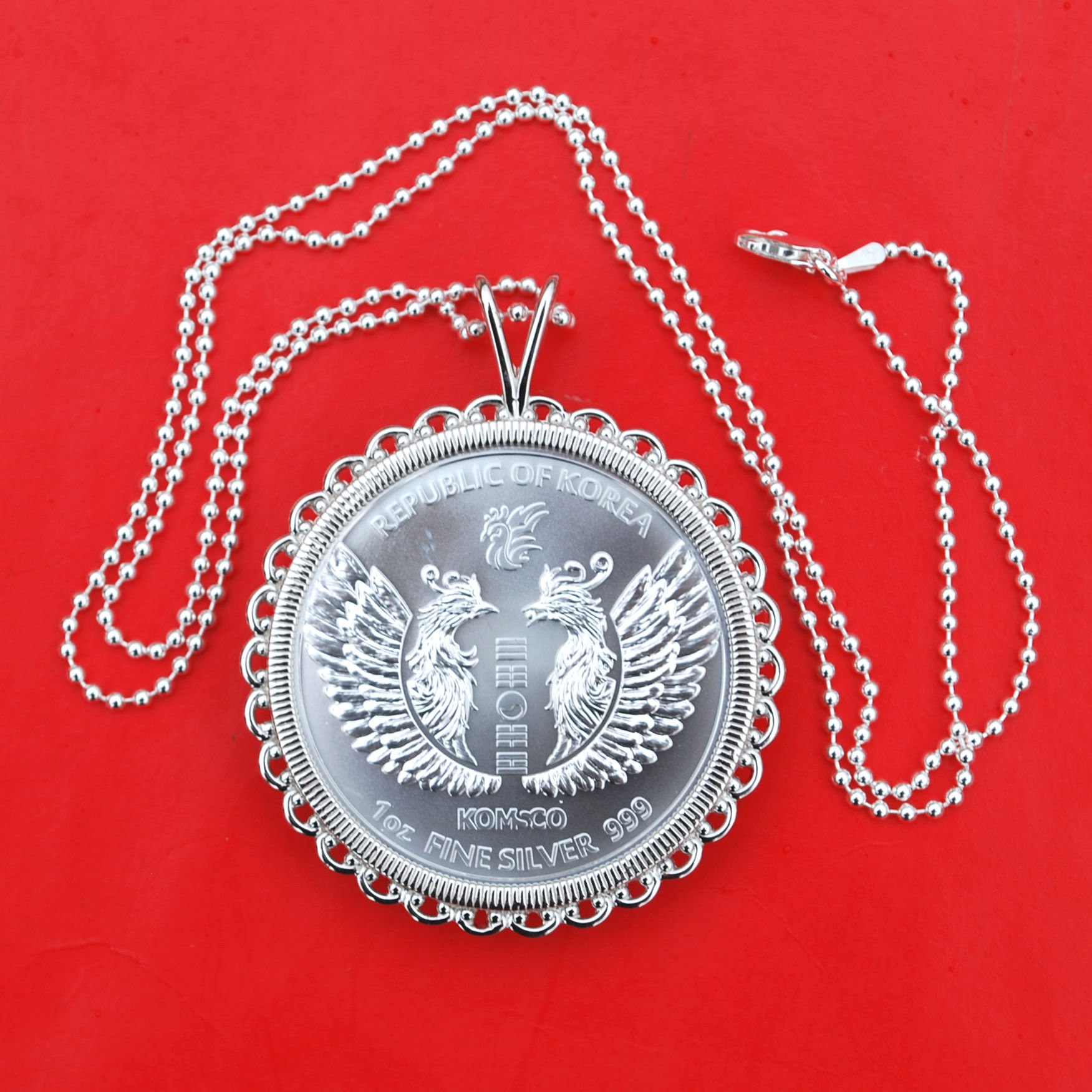 2020 韓国 1 オンス .999 シルバー フェニックス ジェム BU 未流通