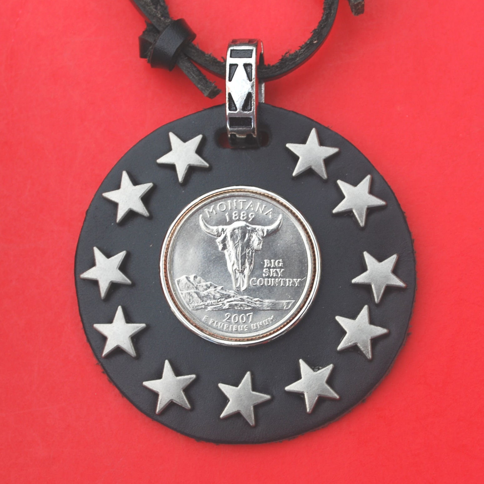 米国 2007 州 25 セント硬貨 BU 未流通 銀メッキ タイタック タック