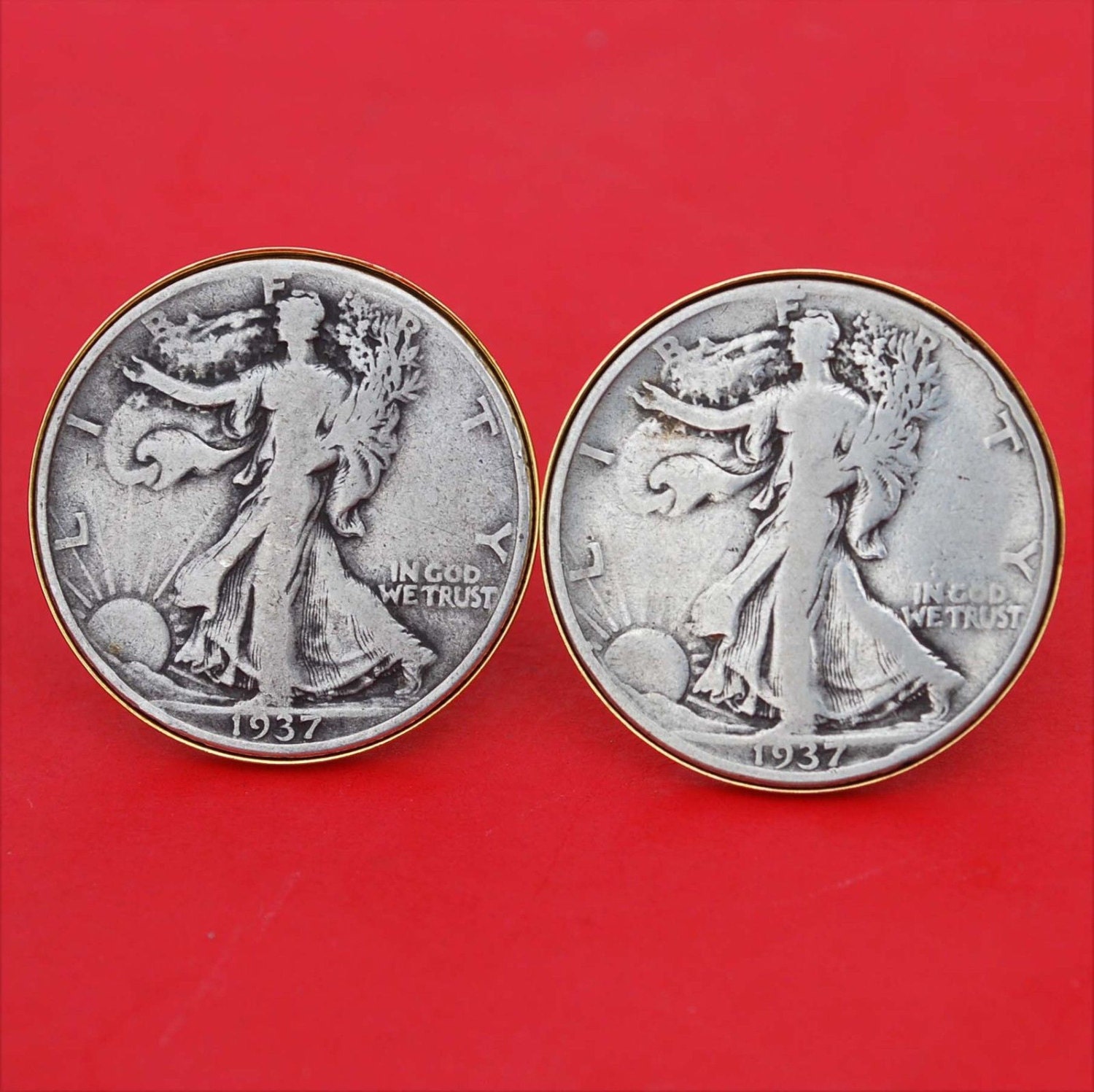 アメリカ 1917年～1947年 ウォーキングリバティハーフダラー 90%銀貨