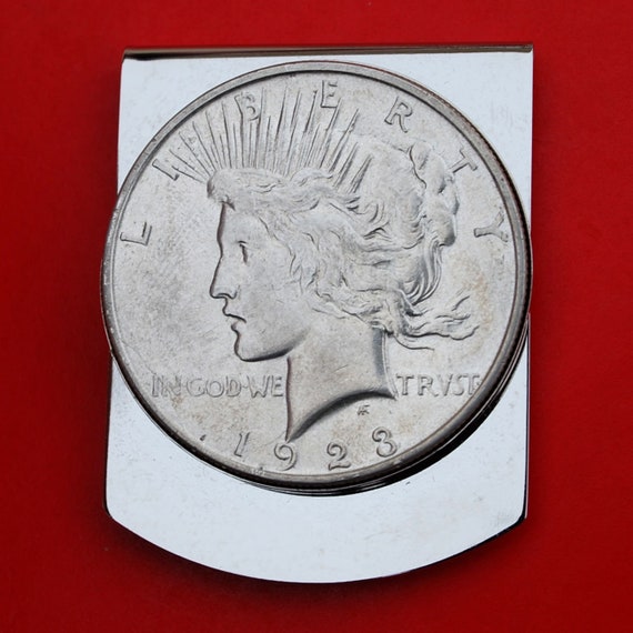 NEW Year to Remember Silvertone Half Dollar Coin Money Clip 1947