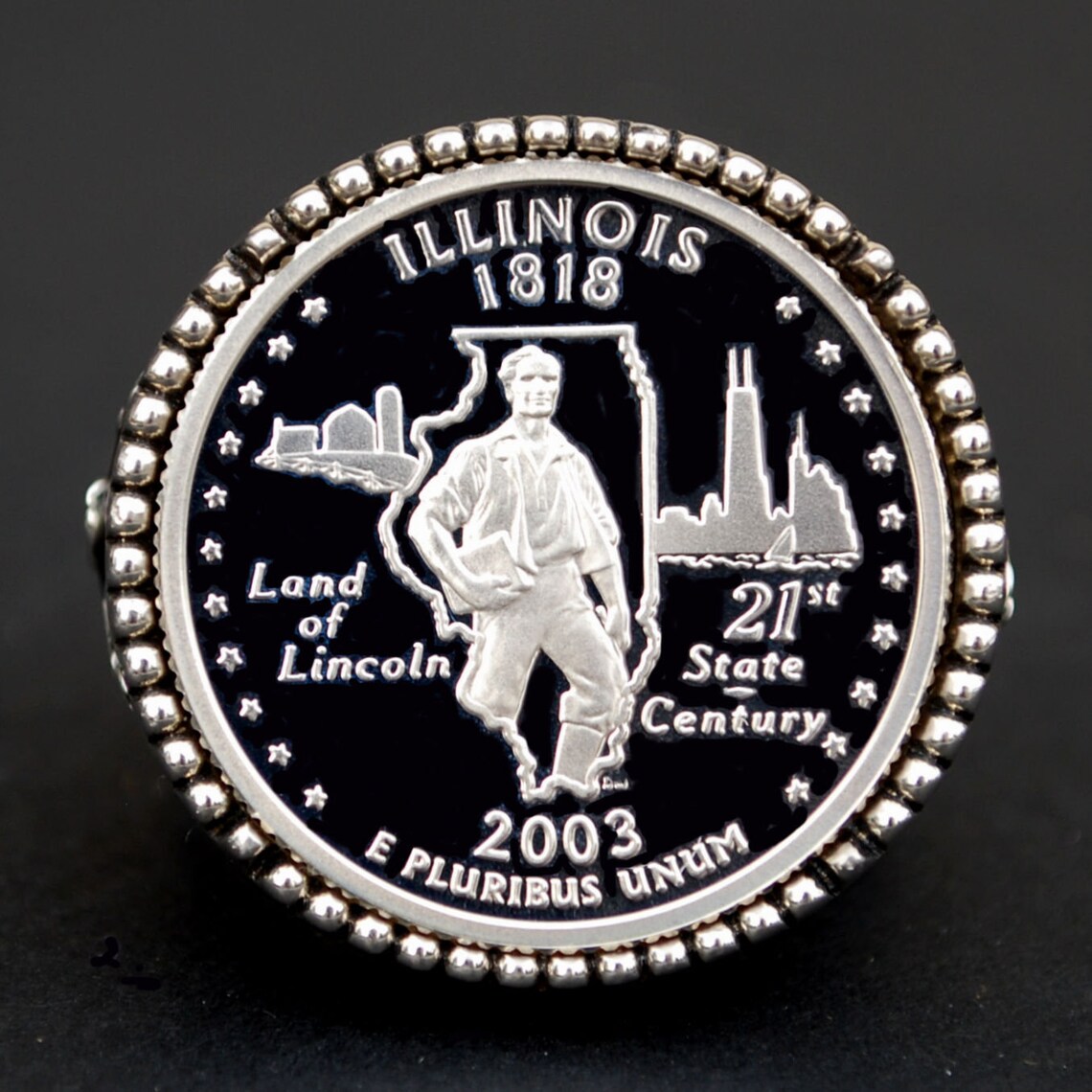 US 2003 Illinois State Quarter 90 Silver BU Uncirculated Etsy