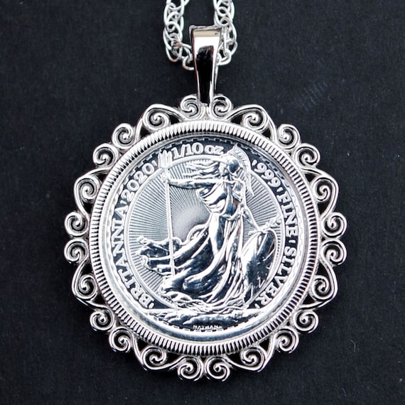 2020年 英国 1/10オンス .999 純銀 ブリタニア BU 未流通コイン 925