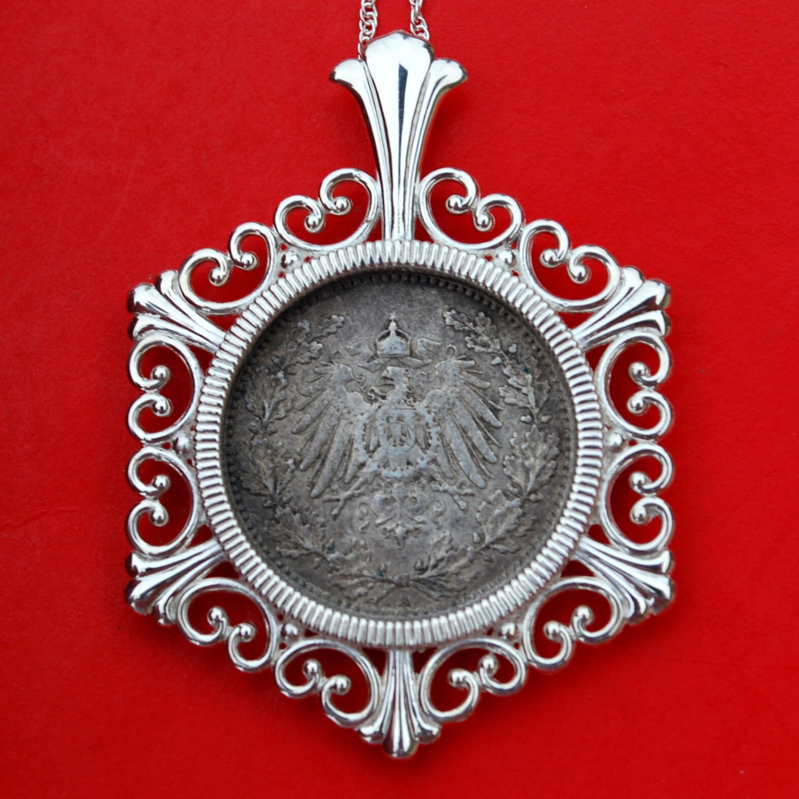 1915's☆ ドイツ帝国☆公式アイアン・イーグルNecklace☆ミ Original