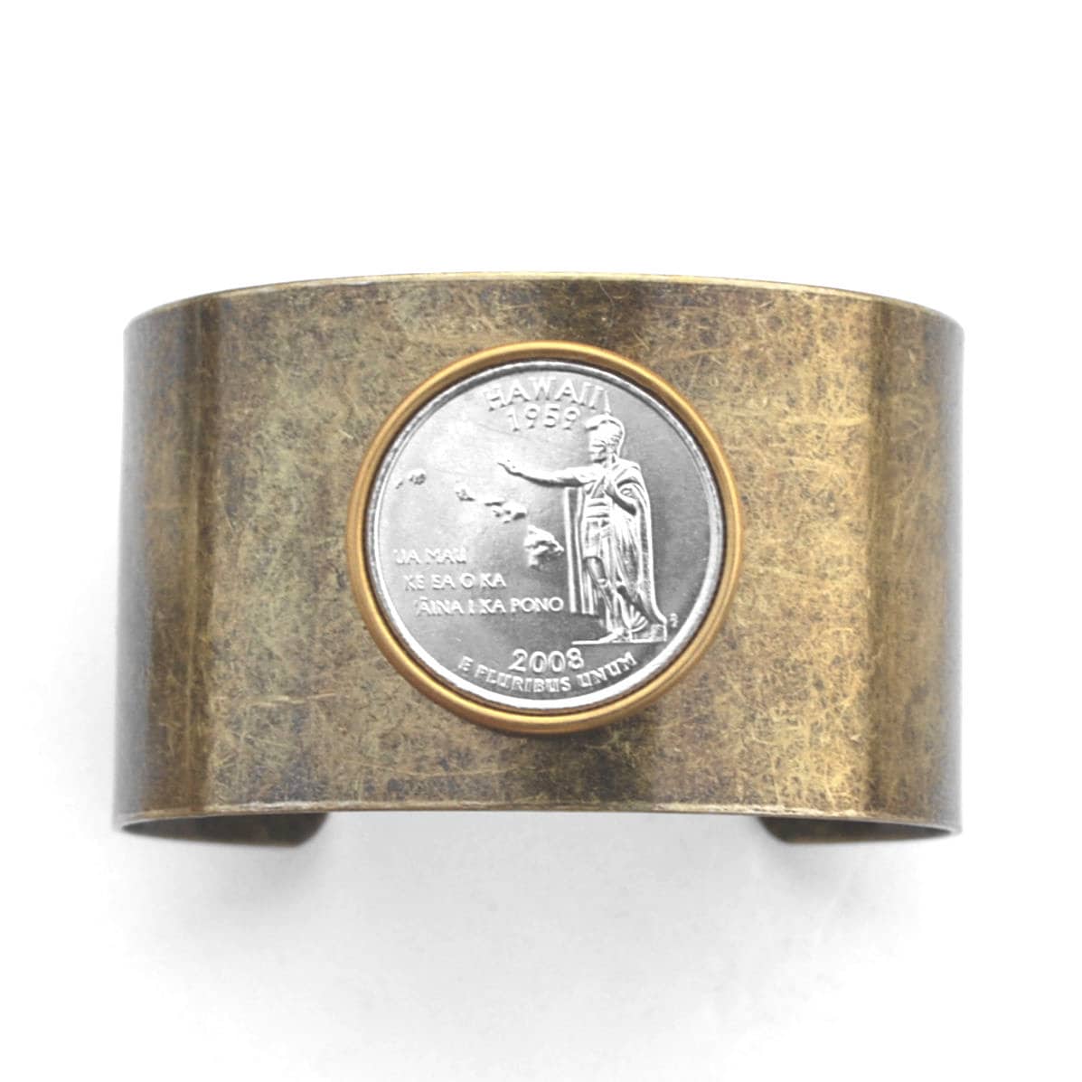 US 2008 State Quarter BU Unc 25 Cent Coin Solid Brass US 2008 State Quarter BU Unc 25 Cent Coin Solid Brass