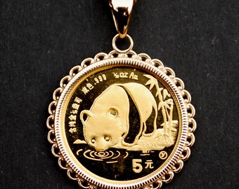 1987 China 1/20 Oz .9999 Fine Gold 