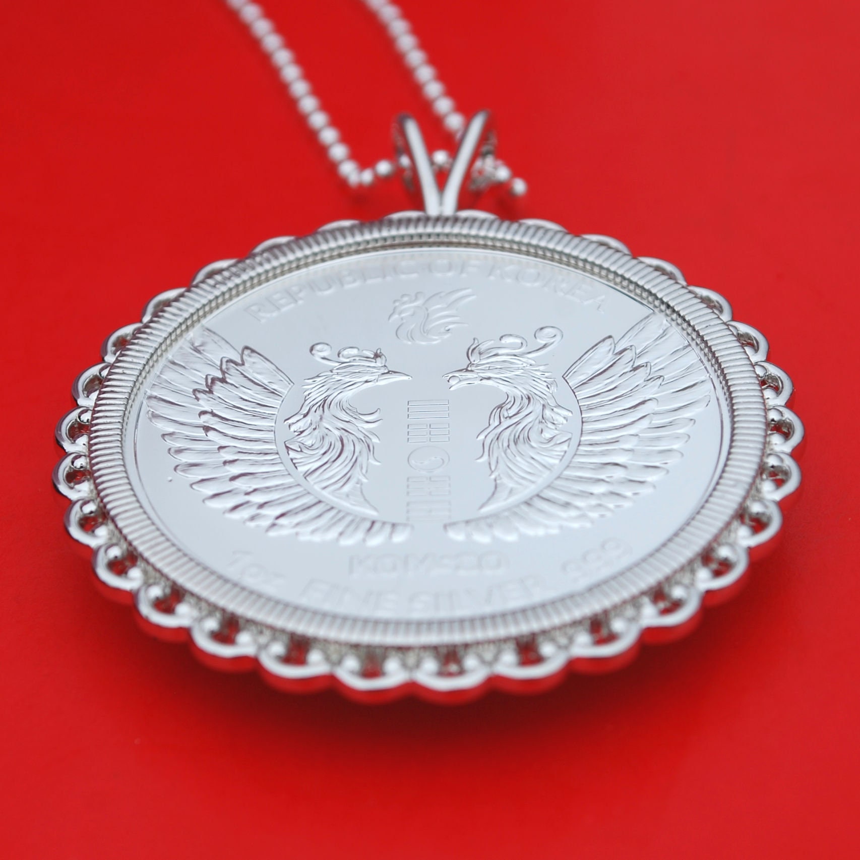 2020 韓国 1 オンス .999 シルバー フェニックス ジェム BU 未流通