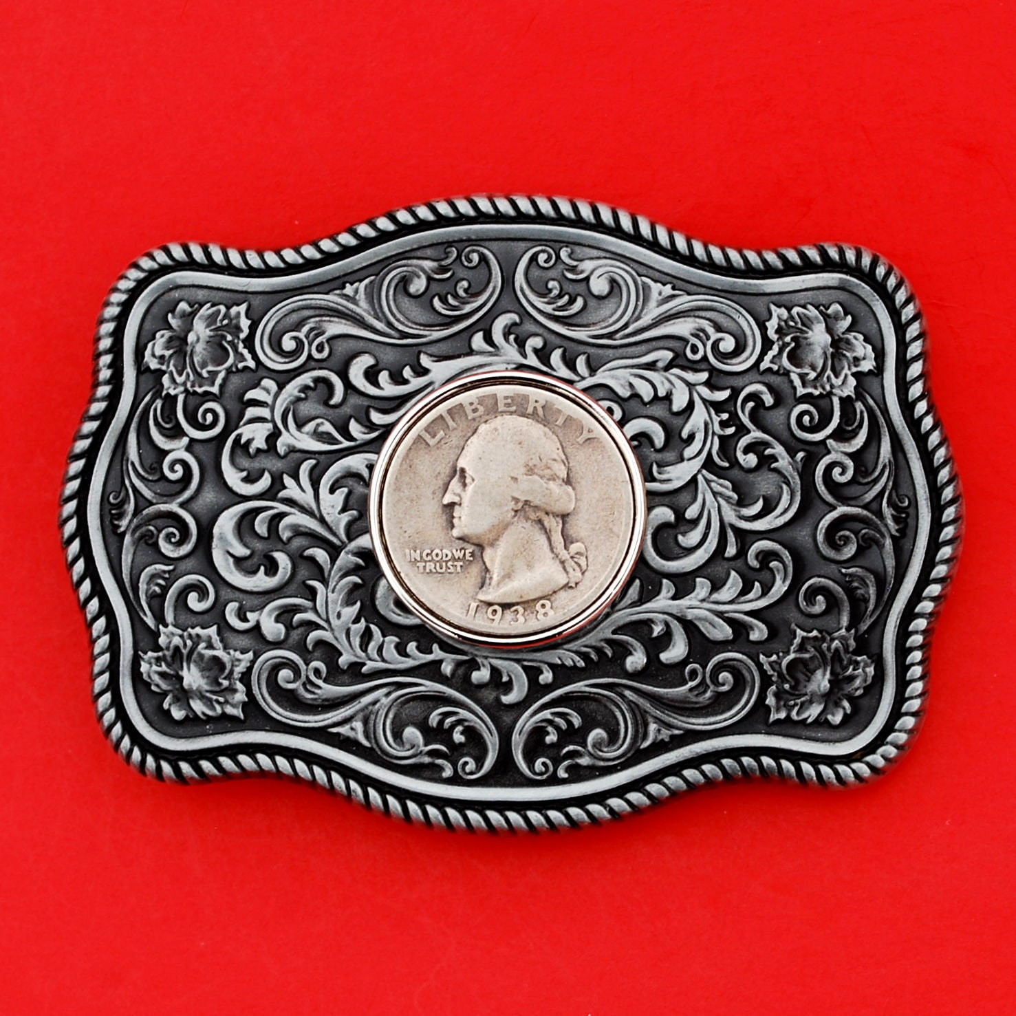 NWT Altar’d State Western Cut Out Coin Buckle Belt The Legends of the West Belt Buckle Collection main image 4