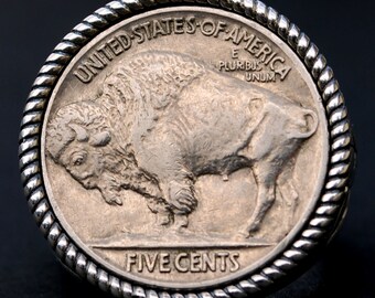 米国製 1913年 - 1938年製 インディアンヘッド バッファローニッケル