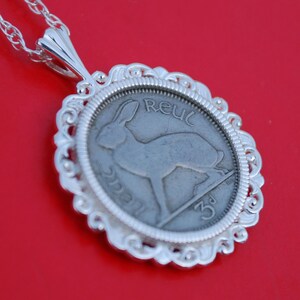 1928 ~ 1969 Irish Ireland 3 Pence Coin Solid 925 Sterling Silver ...