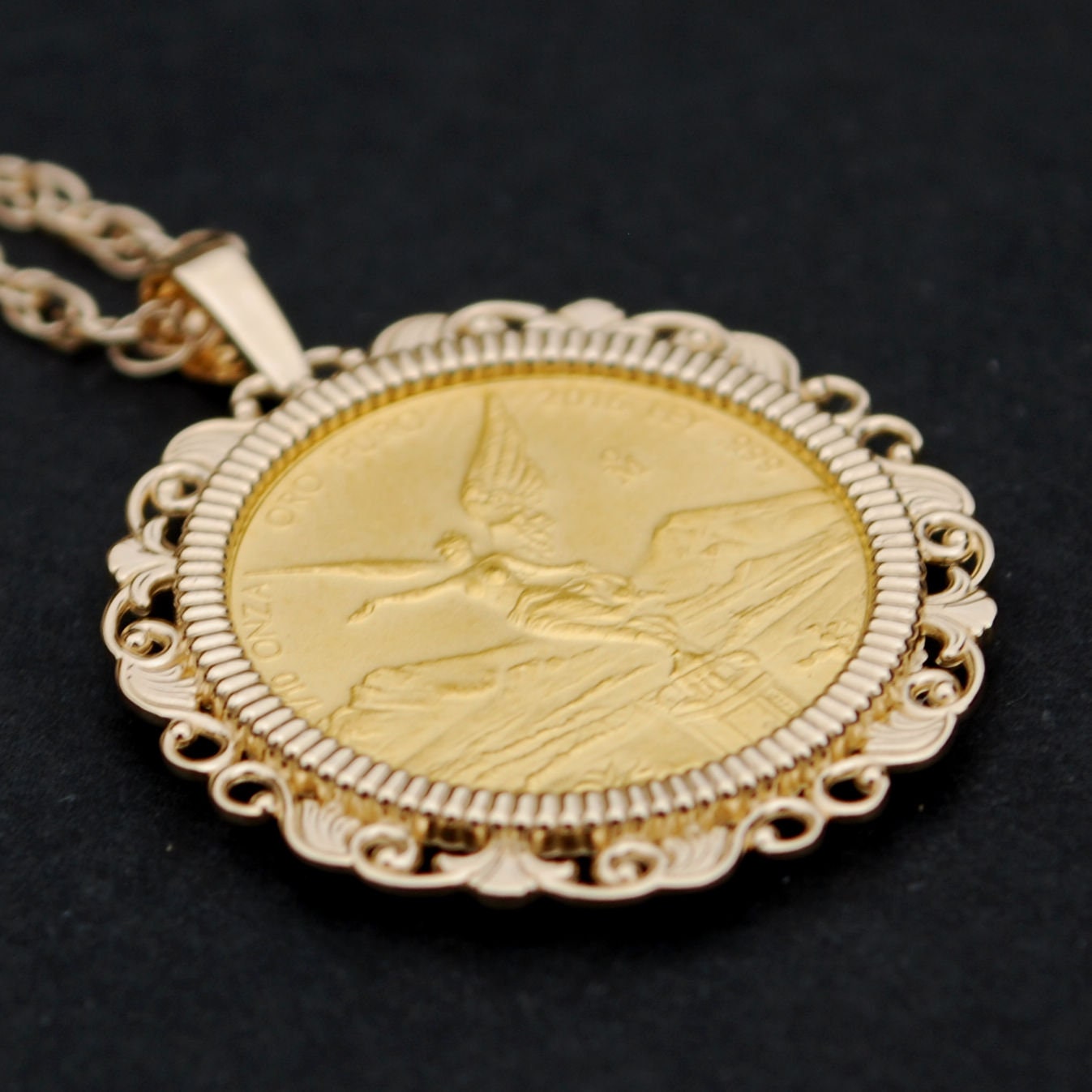 2016 Mexico 1/10 Oz .999 Gold Libertad Gem BU Uncirculated Coin