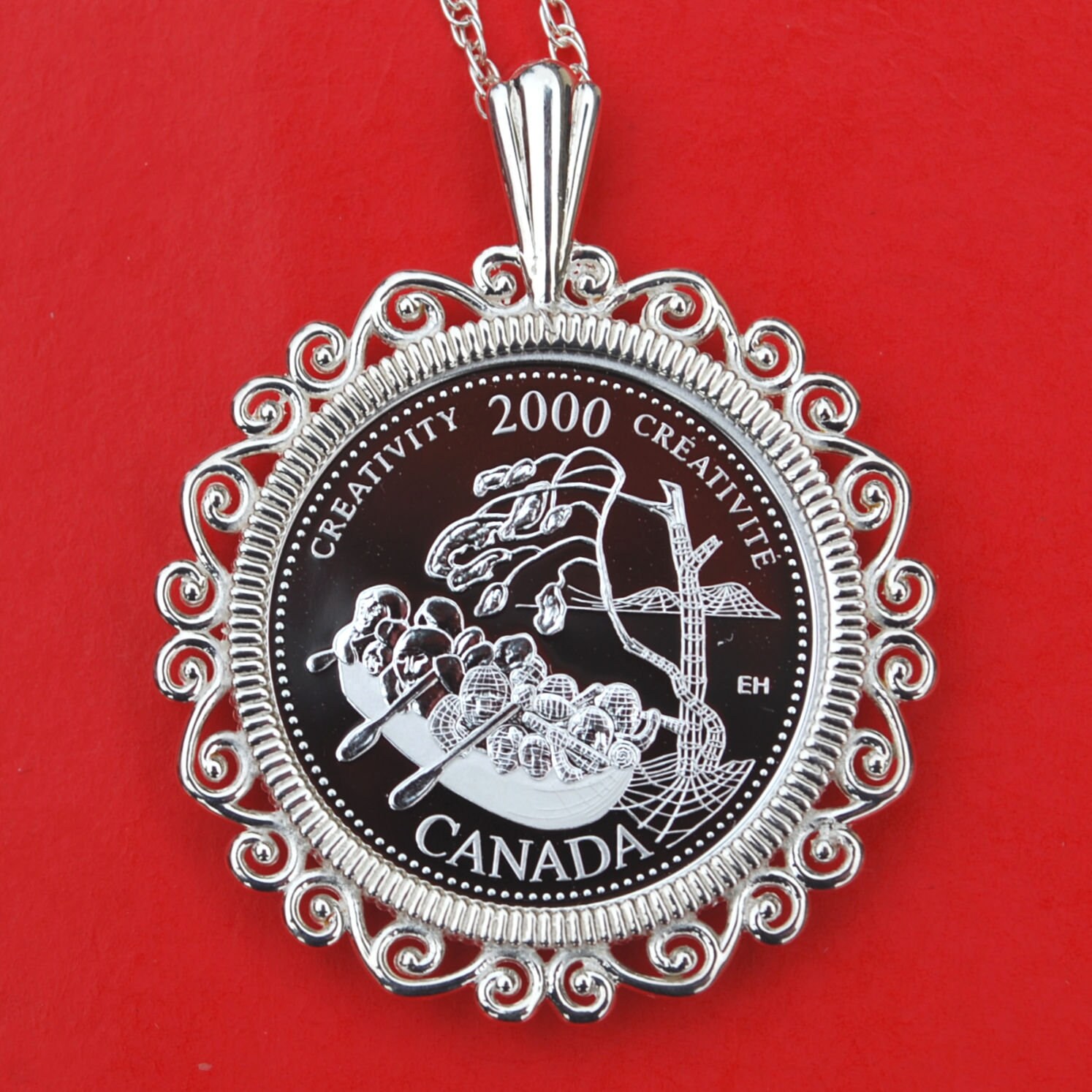 2000 Canada MILLENNIUM 25 Cents BU Uncirculated Sterling