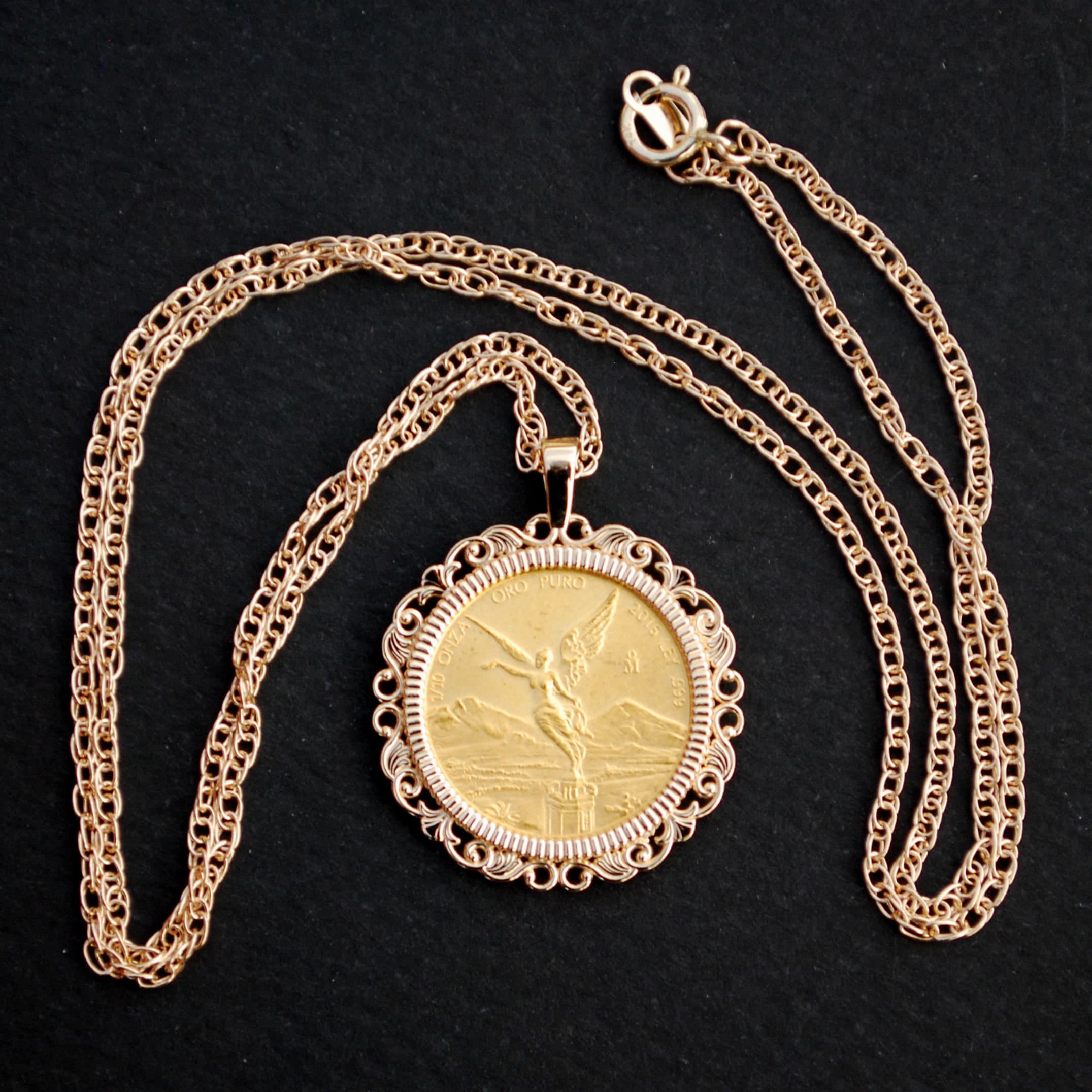 2016 Mexico 1/10 Oz .999 Gold Libertad Gem BU Uncirculated Coin