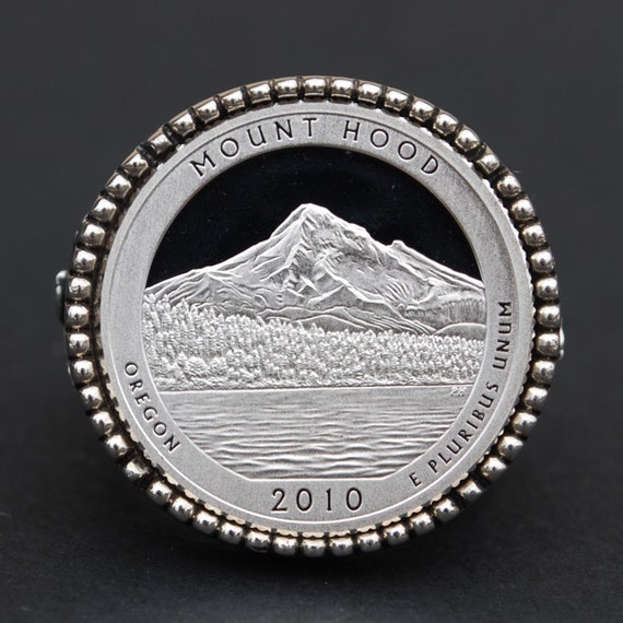 US 2010 Oregon Mount Hood National Park Quarter 90 Silver Etsy