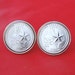 1999 ~ 2009 US State and US Territory Washington Quarter BU Unc Coin Silver Plated Cuff Cufflinks