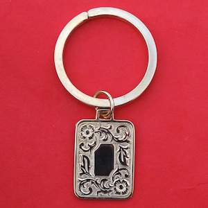 Vintage Western Scroll Gold Plated Key Chain Ring Absolutely Gorgeous High Quality New Old Stock