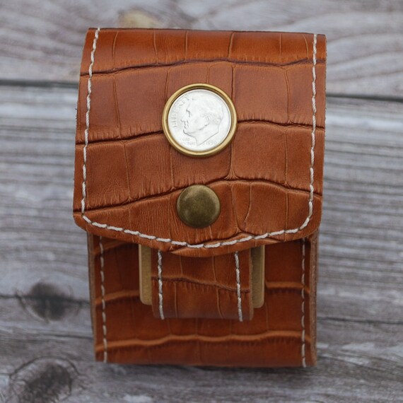 roosevelt cigarette holder US 1946 ~ 1964 Roosevelt Dime 10 Cent BU Silver Coin Genuine Leather Cigarette  Box Storage Case W. Pouch Lighter Holder 1.5