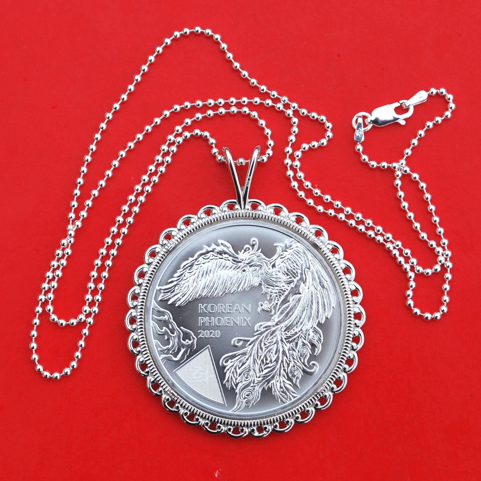 2020 South Korea 1 Oz .999 Silver Phoenix Gem BU