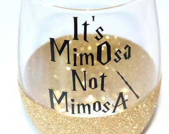 Harry Potter Wine Glass Hermione Granger Personalized Gift for Her Harry Potter Gift 21st Birthday Gift for Her Mimosa Custom Wine Glass