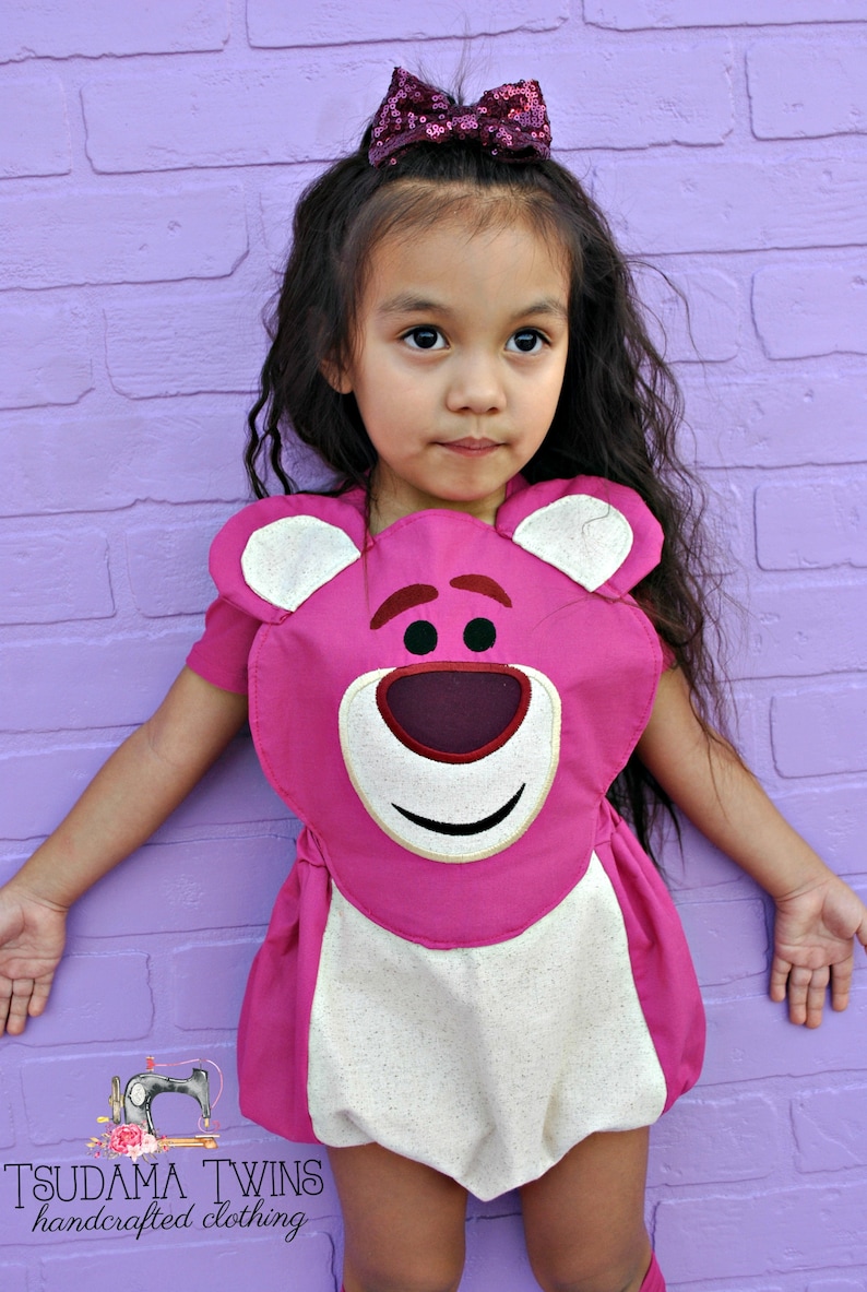 Lotso inspired Costume Toy Story Romper Lotso Toy Story Lotso costume Toy Story inspired Outfit Lotso toy story Costume Girls Outfit