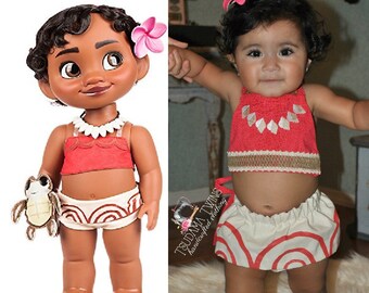 Baby Moana Costume Etsy Baby Moana Costume Etsy