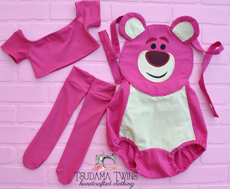 Lotso inspired Costume Toy Story Romper Lotso Toy Story Lotso costume Toy Story inspired Outfit Lotso toy story Costume Girls Outfit