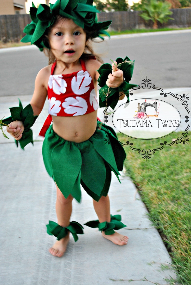 Lilo Costume Lilo Birthday Outfit Lilo Hula Costume Lilo Etsy