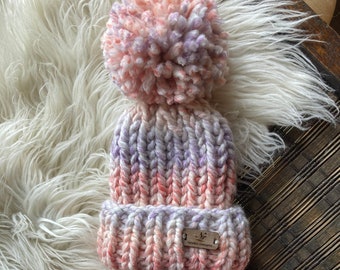 New baby girl Double brim hat with  matching booties  set . Matching hat set. Baby gift ideas. Bring baby home set. First pictures set