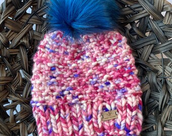 Ready to ship women Luxury winter hat. Hat with pom pom. Knitwear fashion women. winter hat. Gift ideas for her.