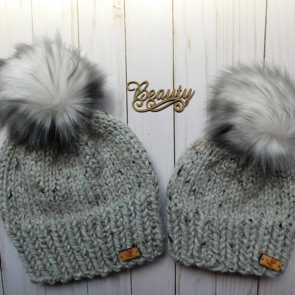 Mommy and Me hats. Mini me and Me. Matching hats for Moms and Kids. Mommy and son hats. Mommy and daughter hats. Exclusive hats. Arctic fox